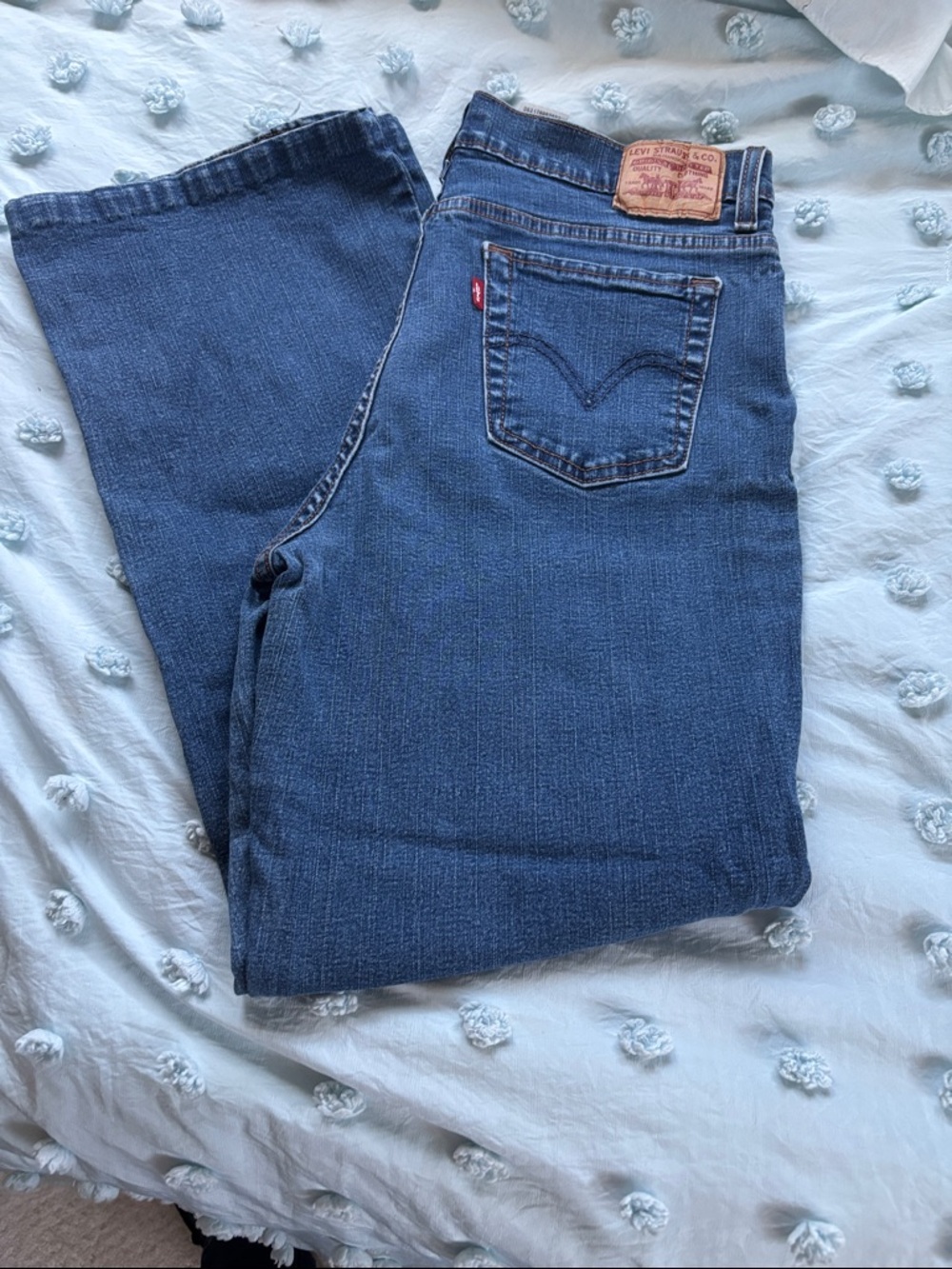 Levi's Perfectly Slimming Women’s Dark Blue Bootcut Jeans